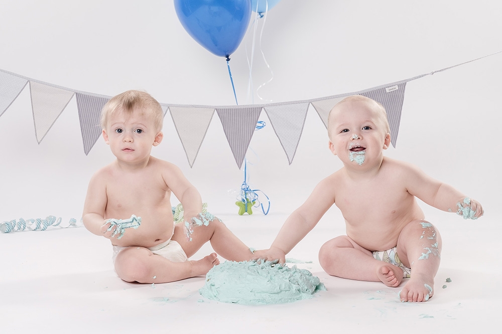 Tvillingar i tårta...